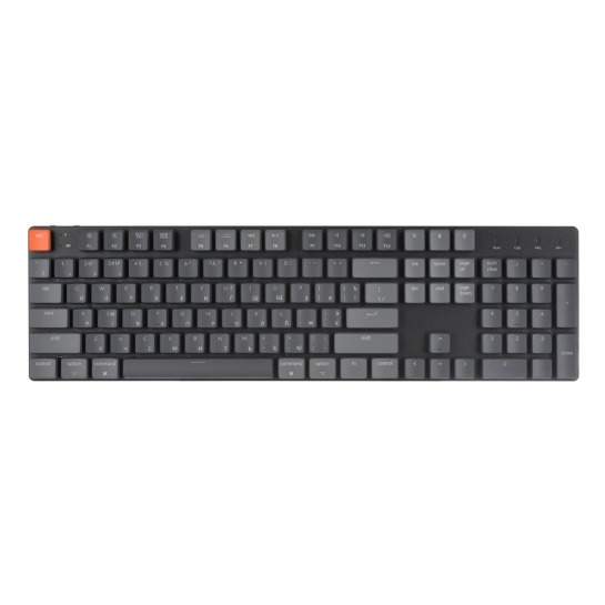 Клавіатура Keychron K5SE 104 Key Gateron Red RGB Wireless UA Black - ціна, характеристики, відгуки, розстрочка, фото 1