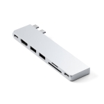 USB-хаб Satechi Aluminum USB-C Pro Hub Slim Adapter Silver