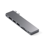 USB-хаб Satechi Aluminum USB-C Pro Hub Slim Adapter Space Gray