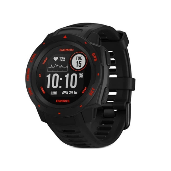 Спортивний годинник Garmin Instinct Esports Edition Black Lava - ціна, характеристики, відгуки, розстрочка, фото 1