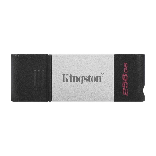 Зовнішній накопичувач Kingston 256GB DataTraveler 80 USB-C 3.2 - ціна, характеристики, відгуки, розстрочка, фото 1