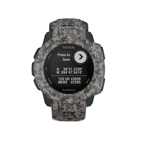 Спортивний годинник Garmin Instinct Tactical Edition Outdoor GPS Watch Camo Graphite - ціна, характеристики, відгуки, розстрочка, фото 2