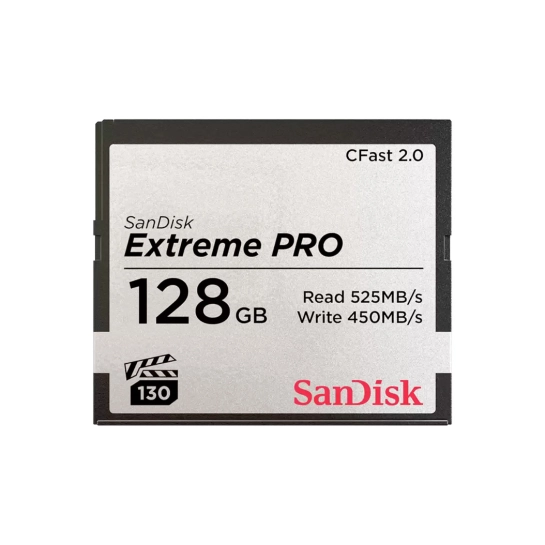 Карта памяти SanDisk 128GB Extreme Pro CFast 2.0