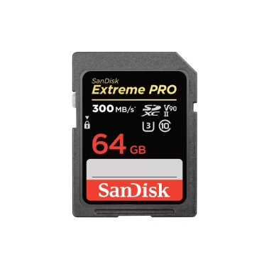 Карта памяти SanDisk 64GB SDXC UHS-II U3 V90 Extreme Pro - цена, характеристики, отзывы, рассрочка, фото 1