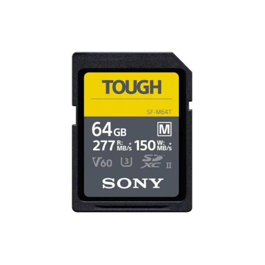 Карта пам'яті Sony 64GB SDXC UHS-II U3 V60 Tough - цена, характеристики, отзывы, рассрочка, фото 1