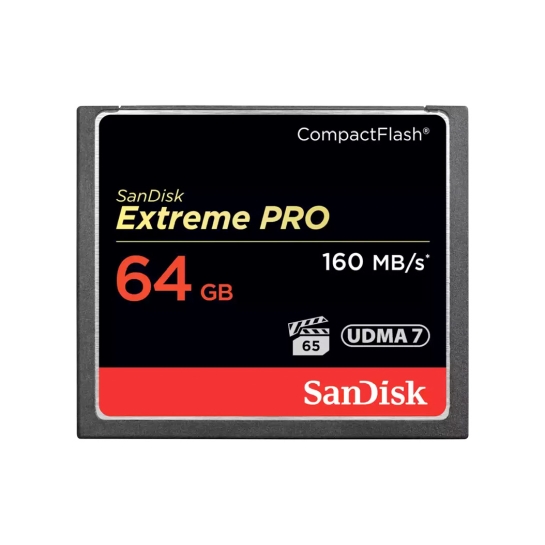 Карта памяти SanDisk 64GB Extreme Pro CompactFlash - цена, характеристики, отзывы, рассрочка, фото 1