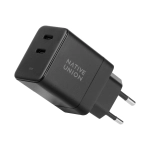 Сетевое зарядное устройство Native Union Fast GaN Charger PD 35W Dual USB-C Port Black