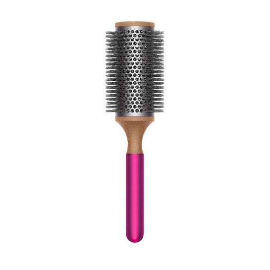 Круглая щітка для волосся Dyson Vented Barrel Brush 45mm Iron/Fuchsia - ціна, характеристики, відгуки, розстрочка, фото 1