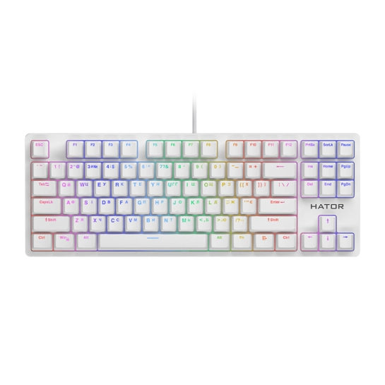 Клавиатура HATOR Rockfall EVO TKL Optical White