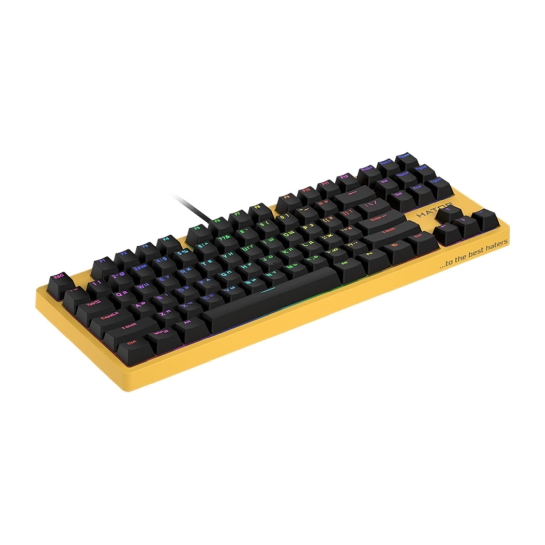 Клавіатура HATOR Rockfall EVO TKL Optical Yellow - ціна, характеристики, відгуки, розстрочка, фото 2