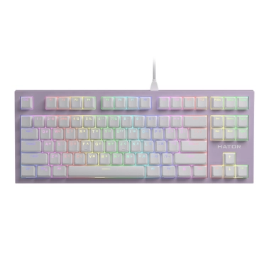 Клавіатура HATOR Skyfall TKL PRO Lilac - цена, характеристики, отзывы, рассрочка, фото 1