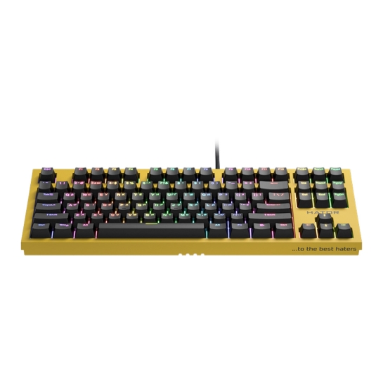 Клавіатура HATOR Skyfall TKL PRO Yellow - ціна, характеристики, відгуки, розстрочка, фото 2
