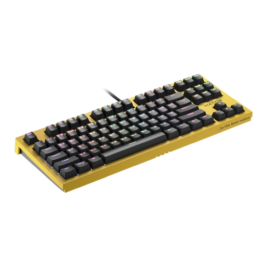 Клавіатура HATOR Skyfall TKL PRO Yellow - ціна, характеристики, відгуки, розстрочка, фото 3