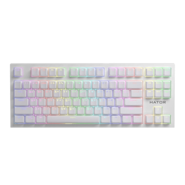 Клавиатура HATOR Skyfall TKL PRO Wireless White - цена, характеристики, отзывы, рассрочка, фото 1