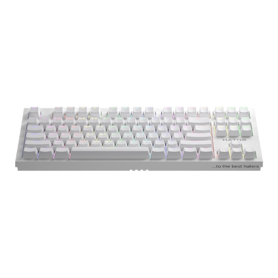 Клавіатура HATOR Skyfall TKL PRO Wireless White - ціна, характеристики, відгуки, розстрочка, фото 5