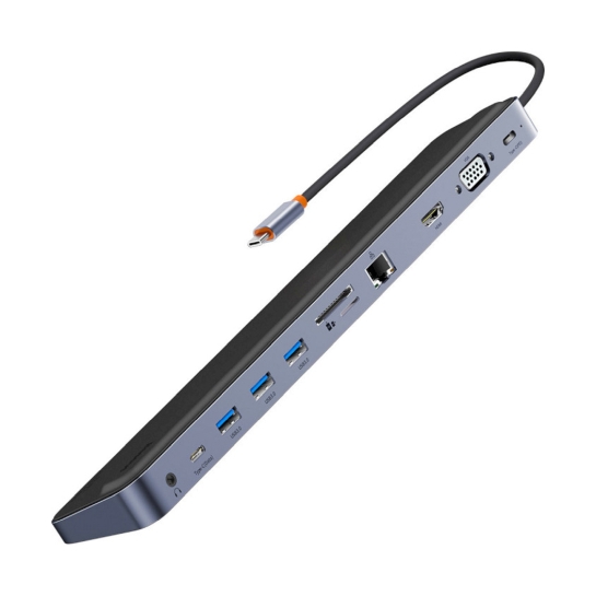 USB-хаб Baseus EliteJoy Gen2 11-Port Type-C HUB Adapter - ціна, характеристики, відгуки, розстрочка, фото 2
