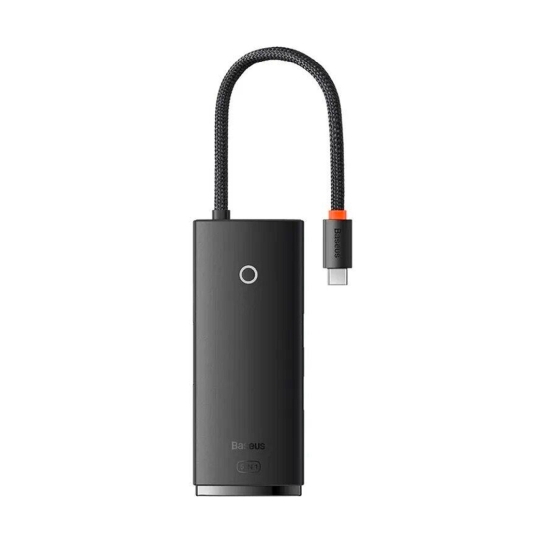 USB-хаб Baseus Lite Series 5-Port Type-C HUB Docking Station - ціна, характеристики, відгуки, розстрочка, фото 1