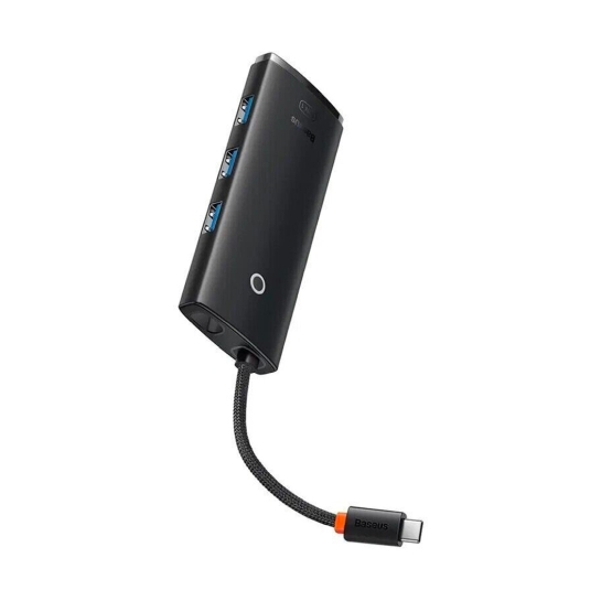 USB-хаб Baseus Lite Series 5-Port Type-C HUB Docking Station - ціна, характеристики, відгуки, розстрочка, фото 2