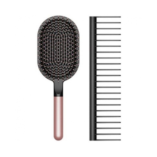 Гребінець Dyson Designed Paddle Brush And Detangling Comb Rose/Black - ціна, характеристики, відгуки, розстрочка, фото 1