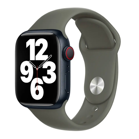 Ремінець Apple Sport Band for Apple Watch 42mm/44mm/45mm Olive - ціна, характеристики, відгуки, розстрочка, фото 1