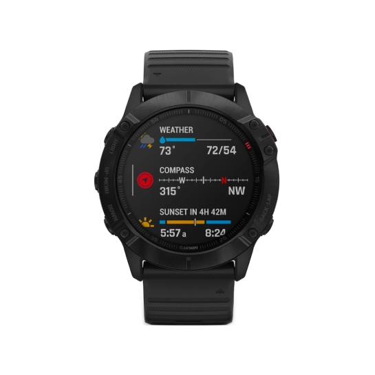 Спортивные часы Garmin Fenix 6X Pro Black with Black Band - цена, характеристики, отзывы, рассрочка, фото 2