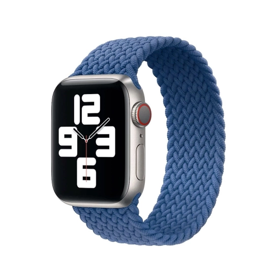 Ремешок Apple Watch Braided Solo Loop 38mm/40mm/41mm Atlantic Blue - Size 5