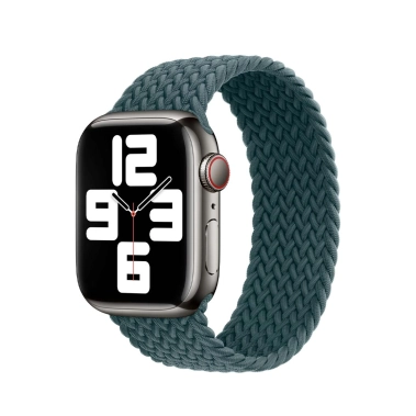 Ремешок Apple Watch Braided Solo Loop 38mm/40mm/41mm Rainforest - Size 5 - цена, характеристики, отзывы, рассрочка, фото 1