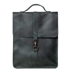 Кожаный рюкзак INCARNE New Dream M Зеленый