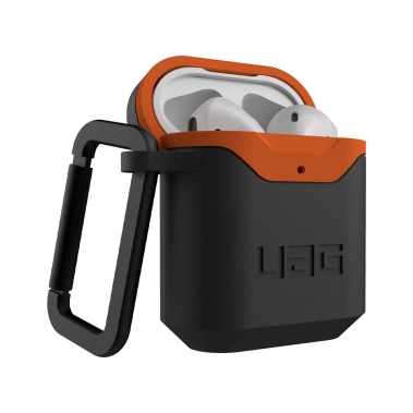 Чехол UAG Issue Hard для AirPods Black/Orange - цена, характеристики, отзывы, рассрочка, фото 1