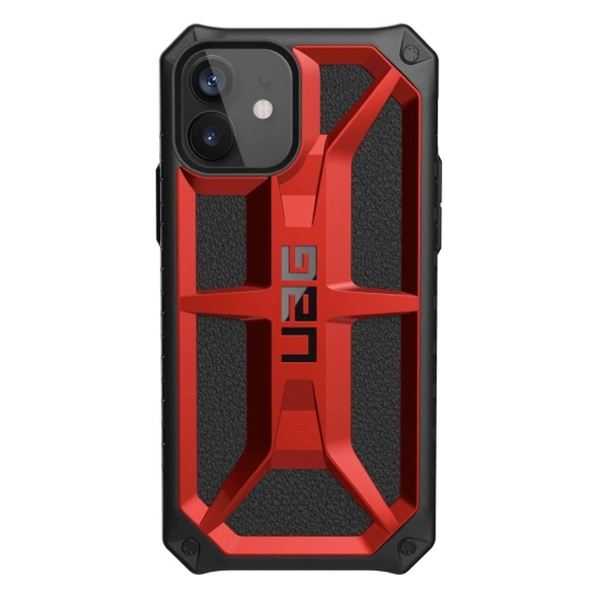 Чехол UAG Monarch Case for iPhone 12/12 Pro Crimson - цена, характеристики, отзывы, рассрочка, фото 1