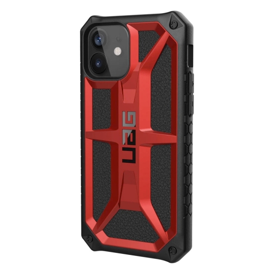 Чехол UAG Monarch Case for iPhone 12/12 Pro Crimson - цена, характеристики, отзывы, рассрочка, фото 3