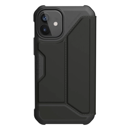 Чехол UAG Metropolis (PU) Case for iPhone 12/12 Pro Satn Black