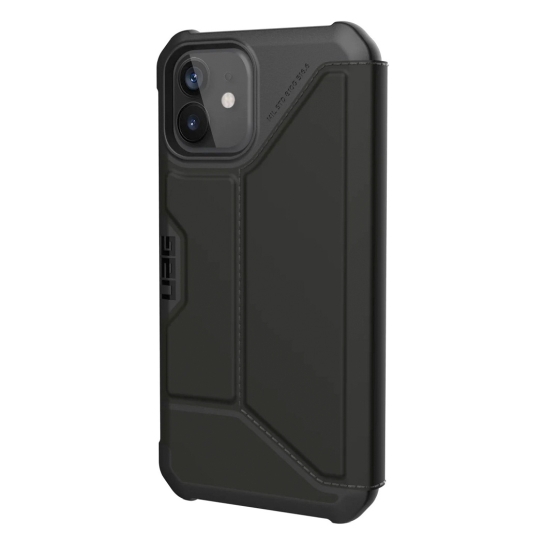 Чехол UAG Metropolis (PU) Case for iPhone 12/12 Pro Satn Black - цена, характеристики, отзывы, рассрочка, фото 3