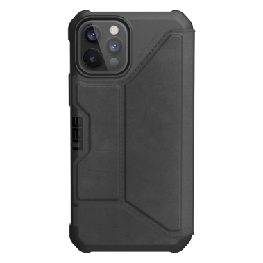 Чехол UAG Metropolis Case for iPhone 12/12 Pro Leather Black - цена, характеристики, отзывы, рассрочка, фото 1