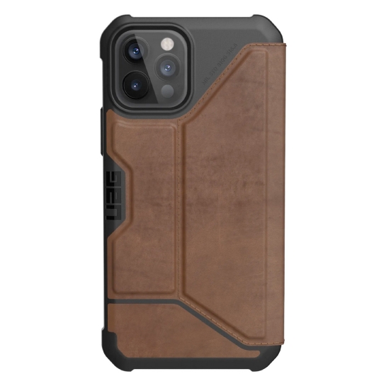 Чохол UAG Metropolis Case for iPhone 12/12 Pro Leather Brown - ціна, характеристики, відгуки, розстрочка, фото 1