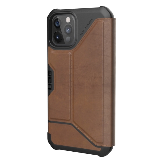 Чехол UAG Metropolis Case for iPhone 12/12 Pro Leather Brown - цена, характеристики, отзывы, рассрочка, фото 2