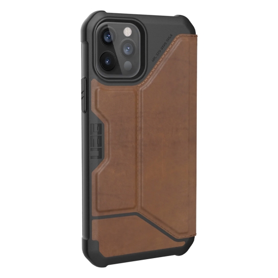 Чохол UAG Metropolis Case for iPhone 12/12 Pro Leather Brown - ціна, характеристики, відгуки, розстрочка, фото 3