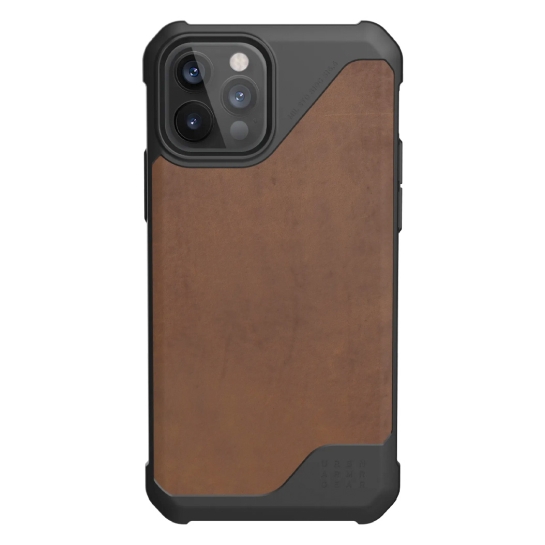 Чохол UAG Metropolis LT Case for iPhone 12/12 Pro Leather Brown - ціна, характеристики, відгуки, розстрочка, фото 1