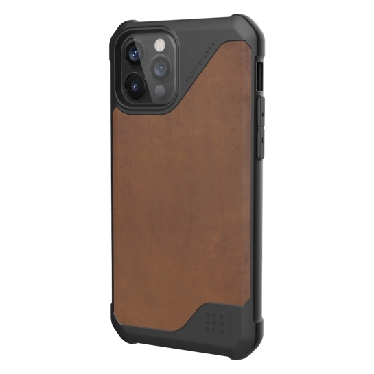 Чохол UAG Metropolis LT Case for iPhone 12/12 Pro Leather Brown - ціна, характеристики, відгуки, розстрочка, фото 2