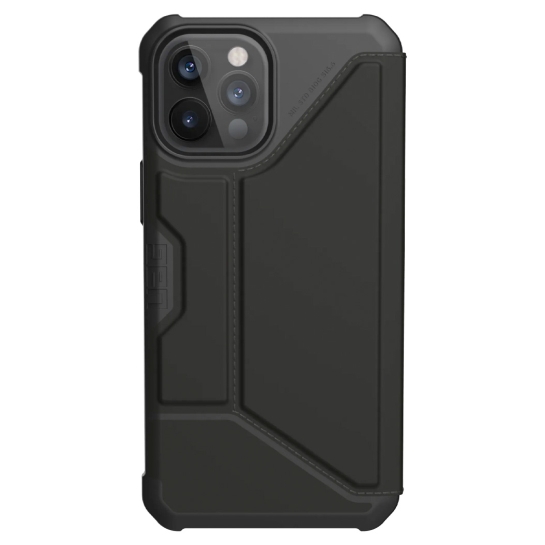 Чохол UAG Metropolis PU Case for iPhone 12 Pro Max Satn Black - ціна, характеристики, відгуки, розстрочка, фото 1