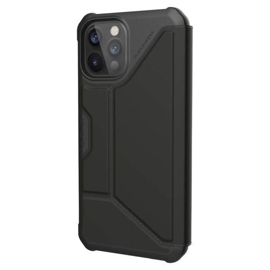 Чохол UAG Metropolis PU Case for iPhone 12 Pro Max Satn Black - ціна, характеристики, відгуки, розстрочка, фото 2