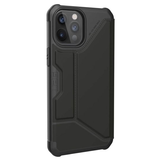 Чохол UAG Metropolis PU Case for iPhone 12 Pro Max Satn Black - ціна, характеристики, відгуки, розстрочка, фото 3