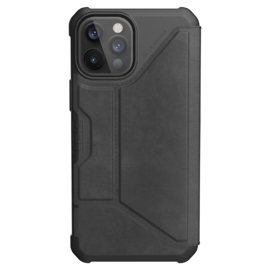 Чохол UAG Metropolis Case for iPhone 12 Pro Max Leather Black - ціна, характеристики, відгуки, розстрочка, фото 1