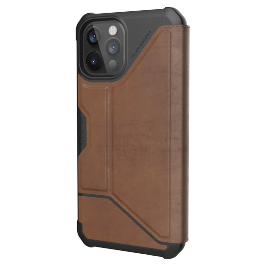 Чохол UAG Metropolis Case for iPhone 12 Pro Max Leather Brown - ціна, характеристики, відгуки, розстрочка, фото 2