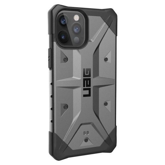 Чехол UAG Pathfinder Case for iPhone 12 Pro Max Silver - цена, характеристики, отзывы, рассрочка, фото 3