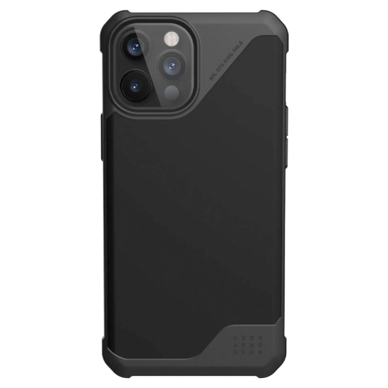 Чехол UAG Metropolis LT(PU) Siries Case for iPhone 12 Pro Max Satn Black