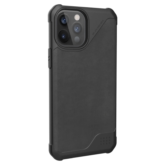 Чохол UAG Metropolis LT Siries Case for iPhone 12 Pro Max Leather Black - ціна, характеристики, відгуки, розстрочка, фото 3