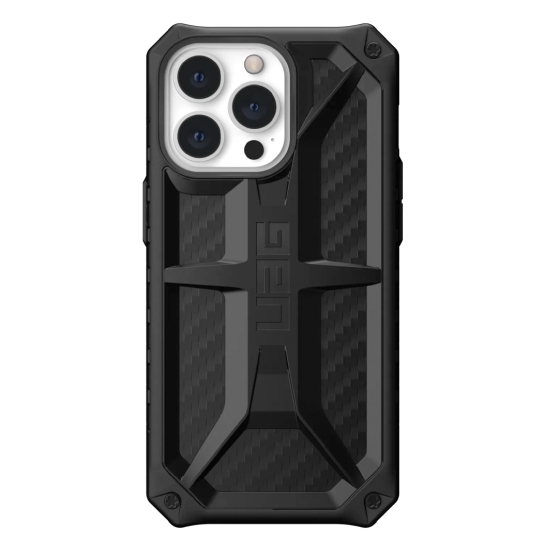 Чохол UAG Monarch Case for iPhone 13 Pro Carbon Fiber - ціна, характеристики, відгуки, розстрочка, фото 1
