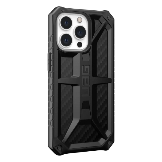 Чехол UAG Monarch Case for iPhone 13 Pro Carbon Fiber - цена, характеристики, отзывы, рассрочка, фото 3