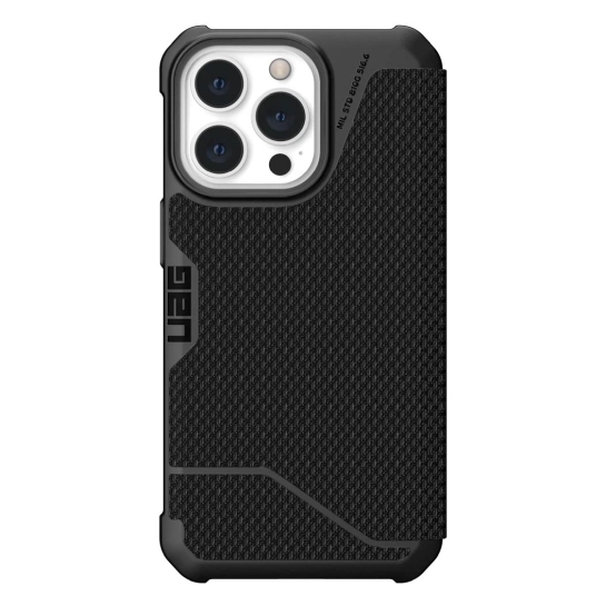Чохол UAG Metropolis Case for iPhone 13 Pro Kevlar Black - цена, характеристики, отзывы, рассрочка, фото 1